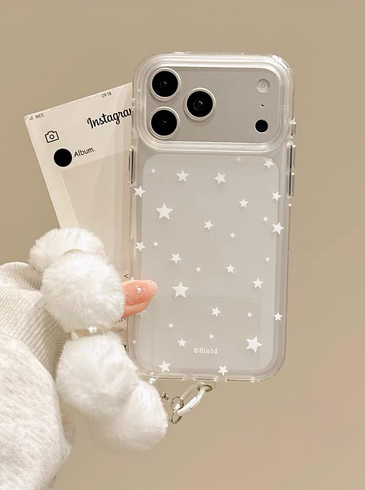 半透磨砂星星防摔手機殼|iPhone 14-18系列 半透磨砂星星防摔手機殼|iPhone 14-18系列