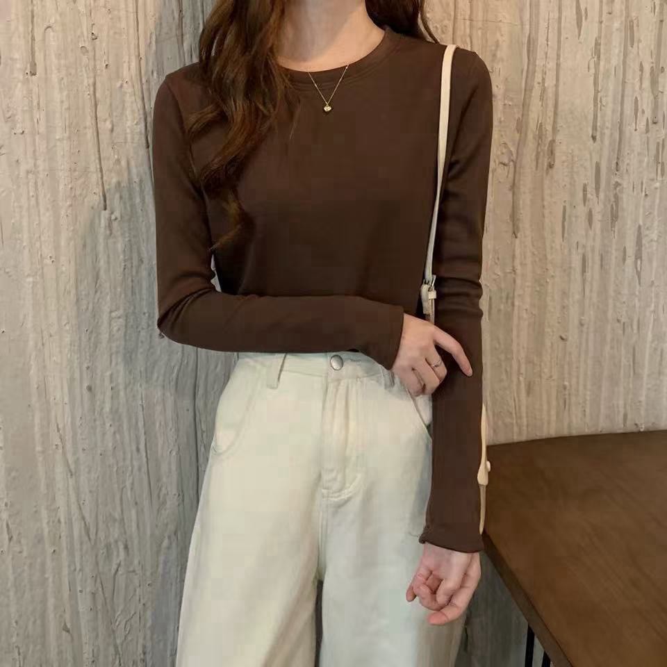 百搭圓領莫代爾棉上衣
