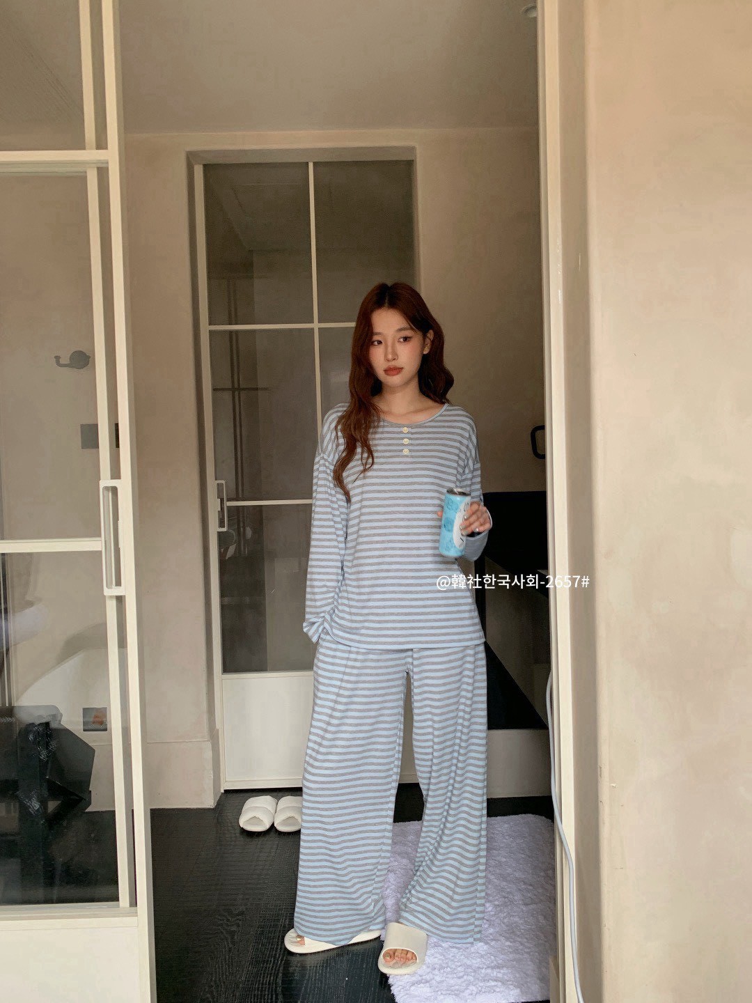 超舒服條紋居家服套裝