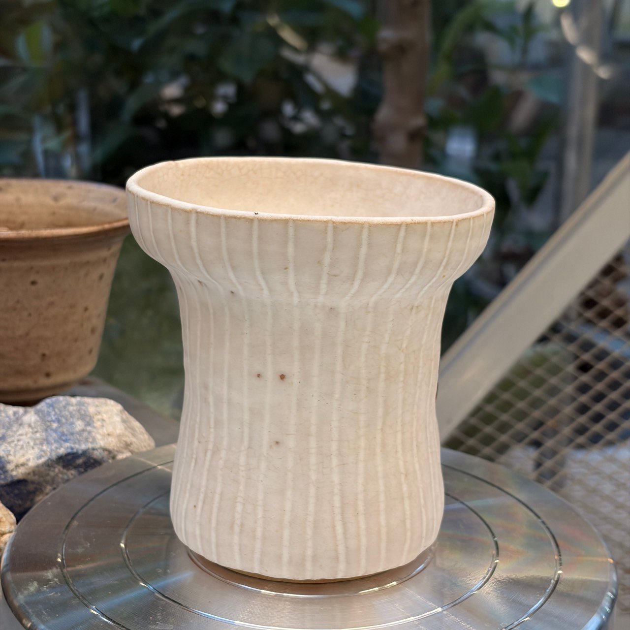 巧陶 chiao pottery 藍花