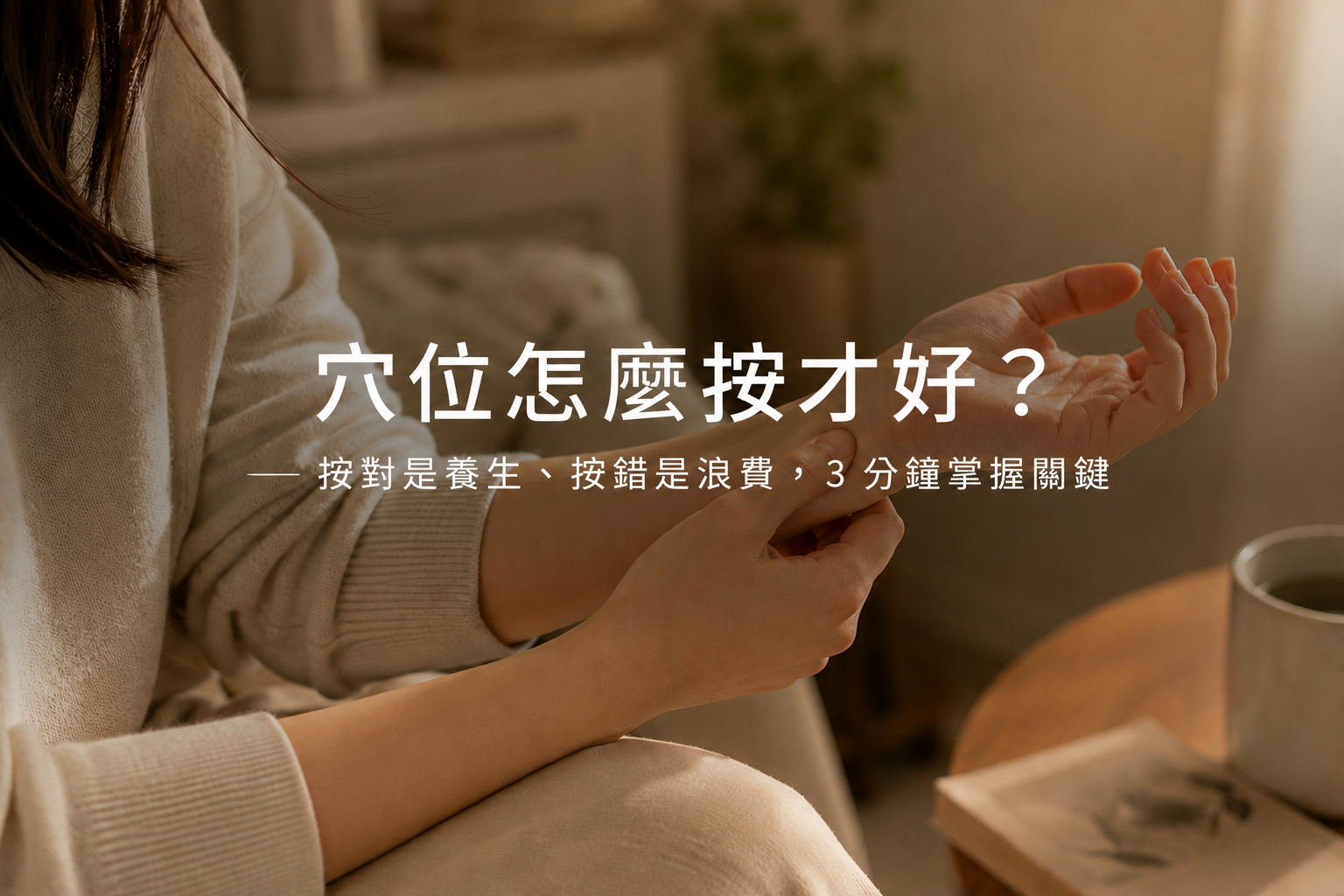 穴位怎麼按才好？ —— 按對是養生、按錯是浪費，3 分鐘掌握關鍵