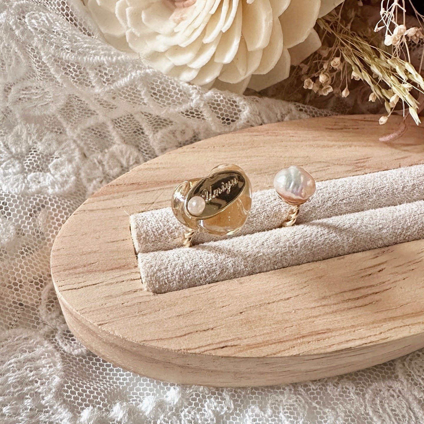 𝐔𝐦𝐢𝐲𝐮♡心珠戒指