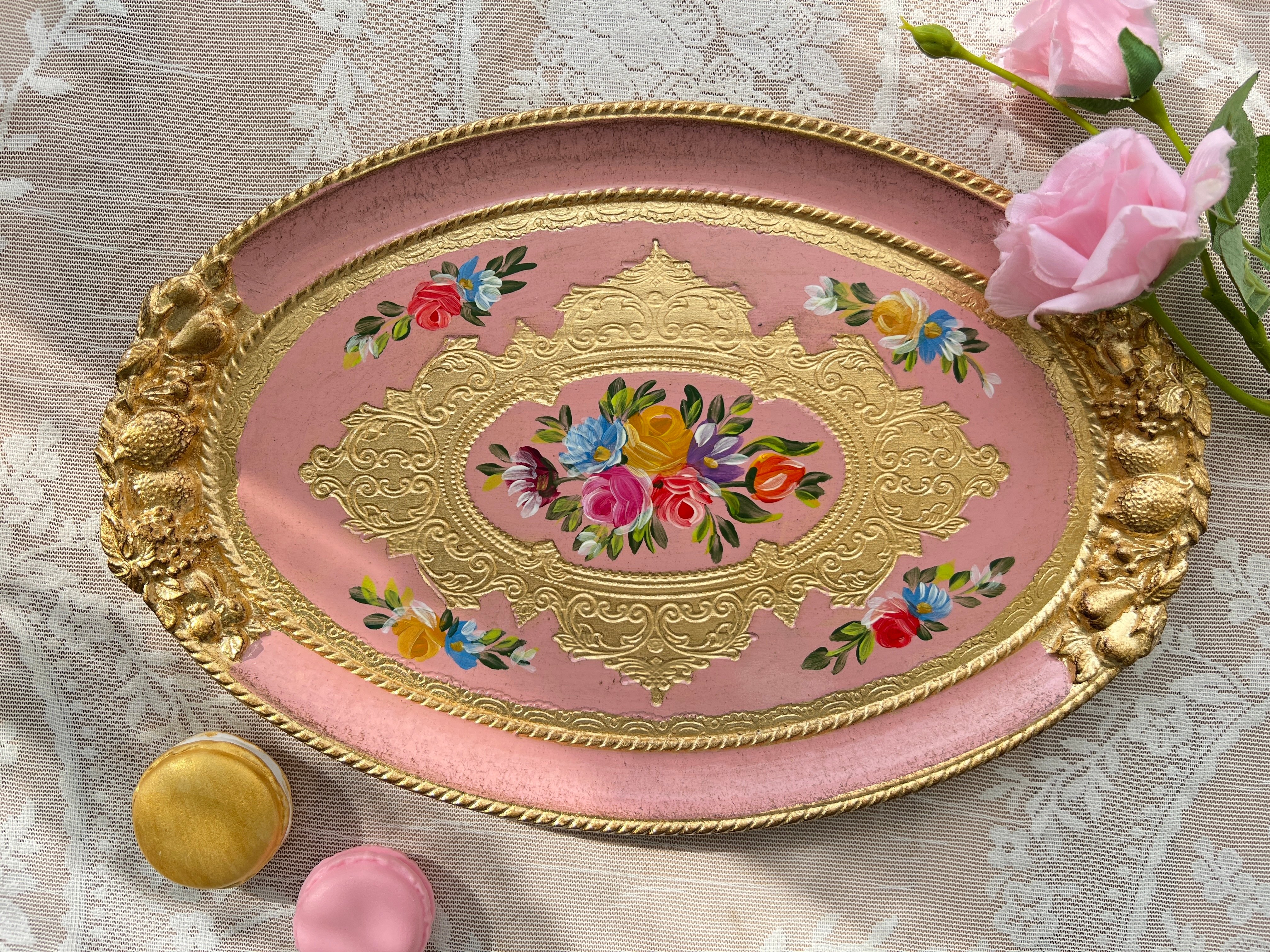 義大利佛羅倫斯手工水果橢圓盤