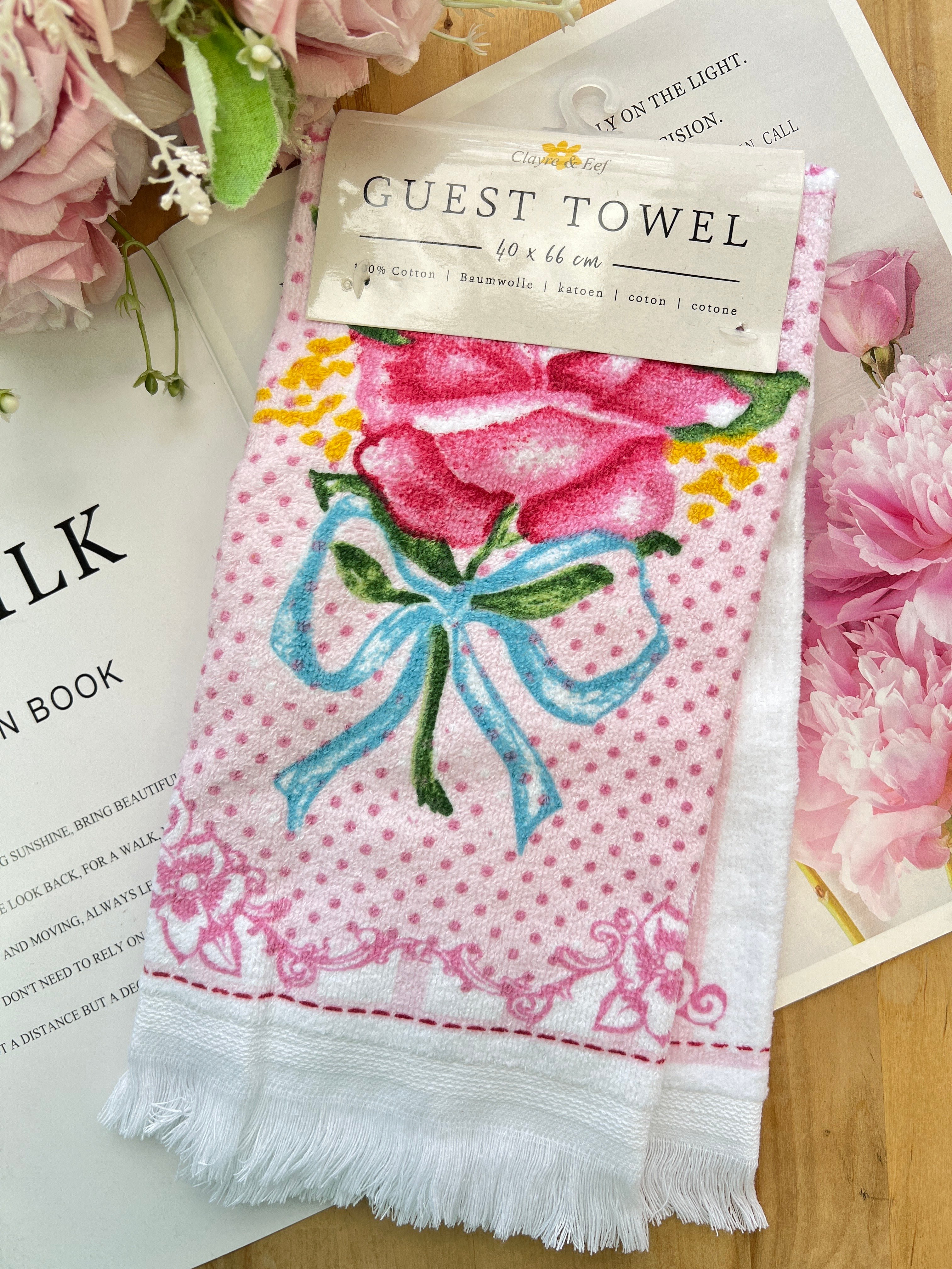 花園時光純棉毛巾