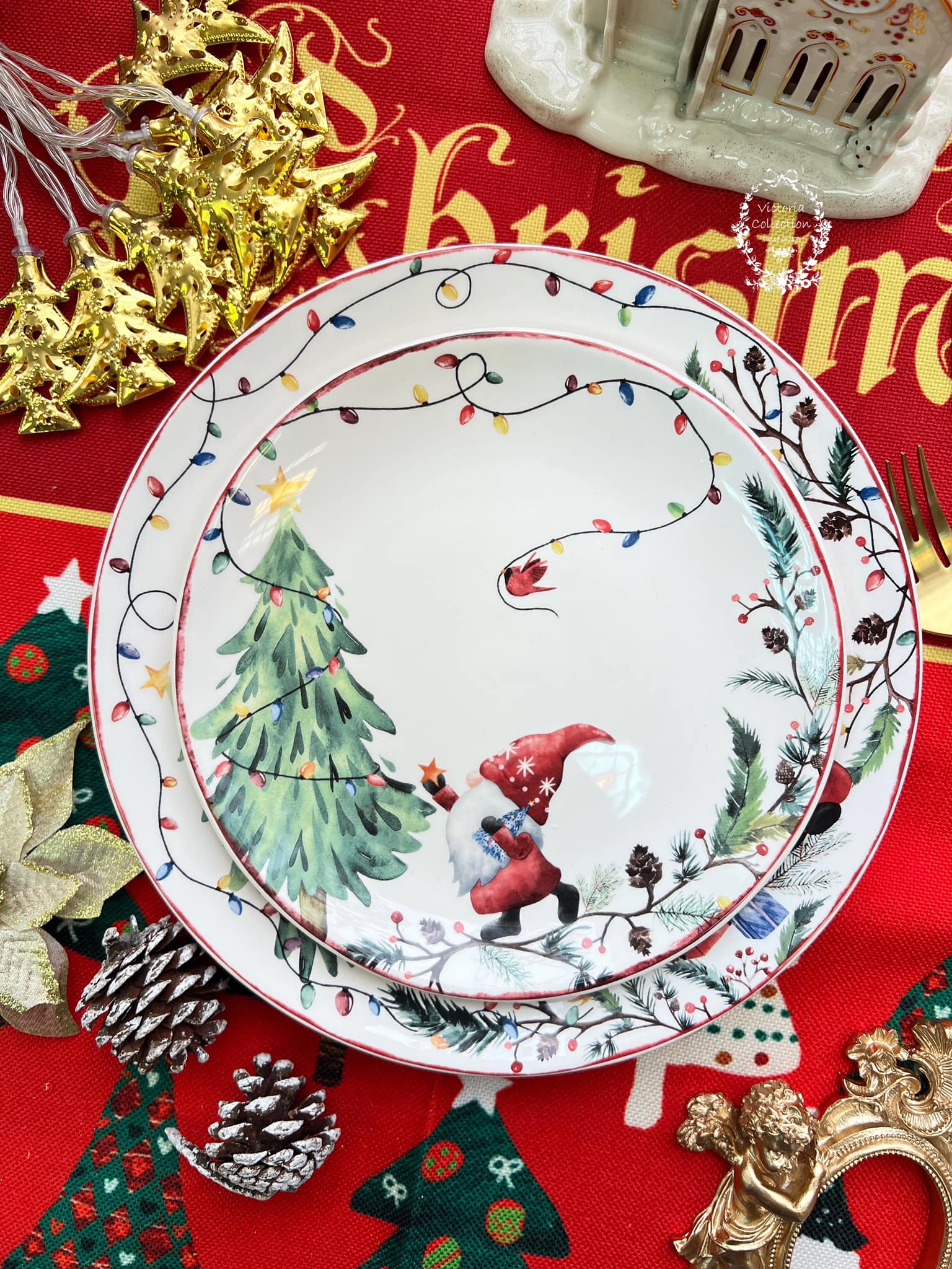 聖誕老公公餐盤