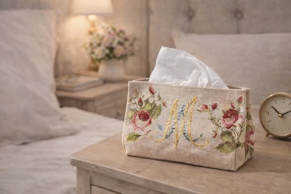 歐洲ADL家飾家居-刺繡面紙套