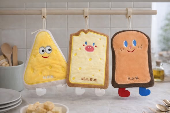 可愛甜點擦手巾