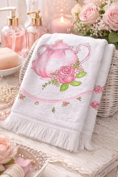 花園時光純棉毛巾