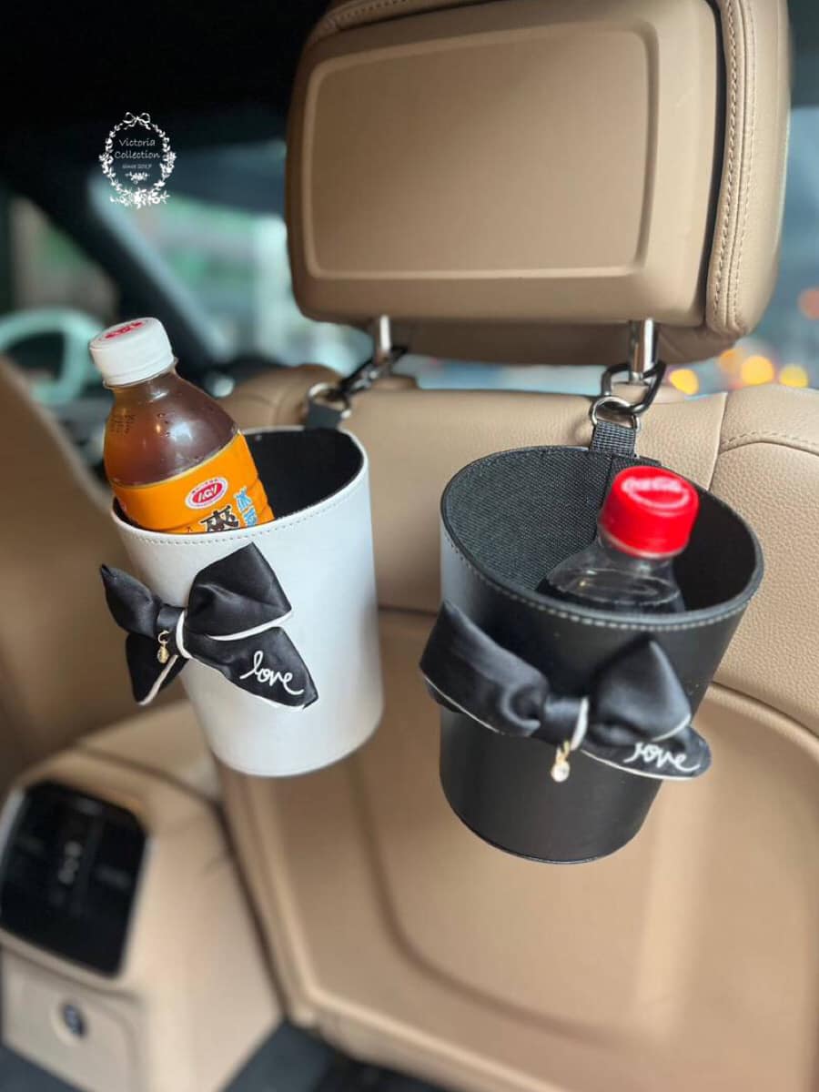 車用皮革收納桶/垃圾桶