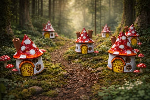 德國手工香氛屋｜童話森林蘑菇屋