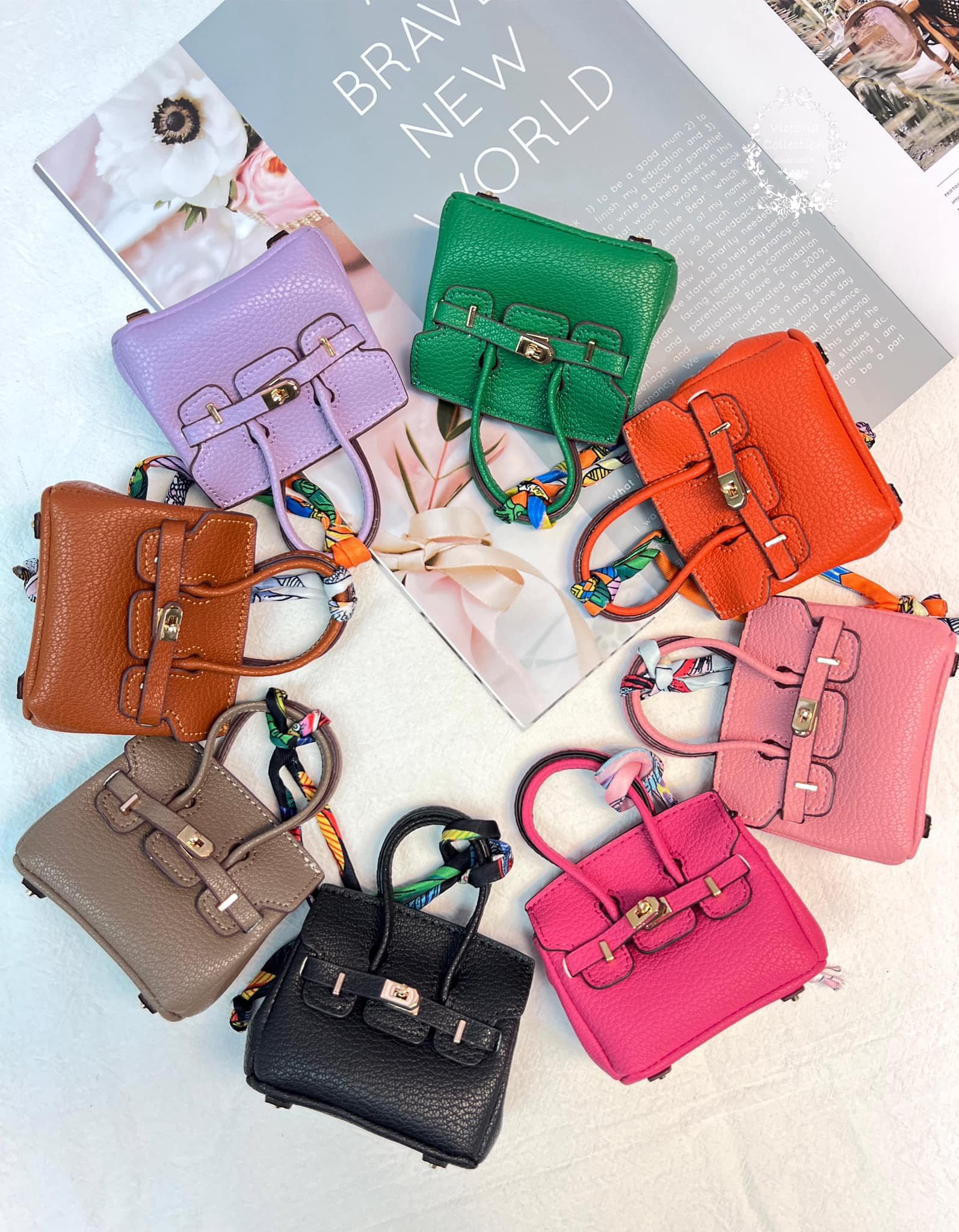 迷你凱麗柏金包掛飾