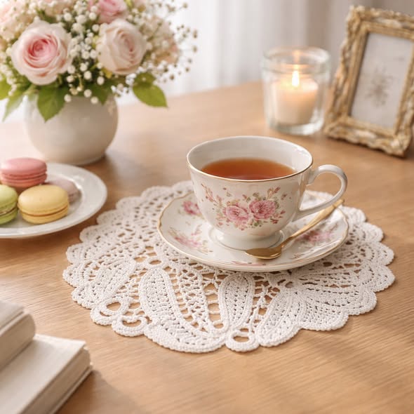 維多利亞古典蕾絲桌墊/杯墊