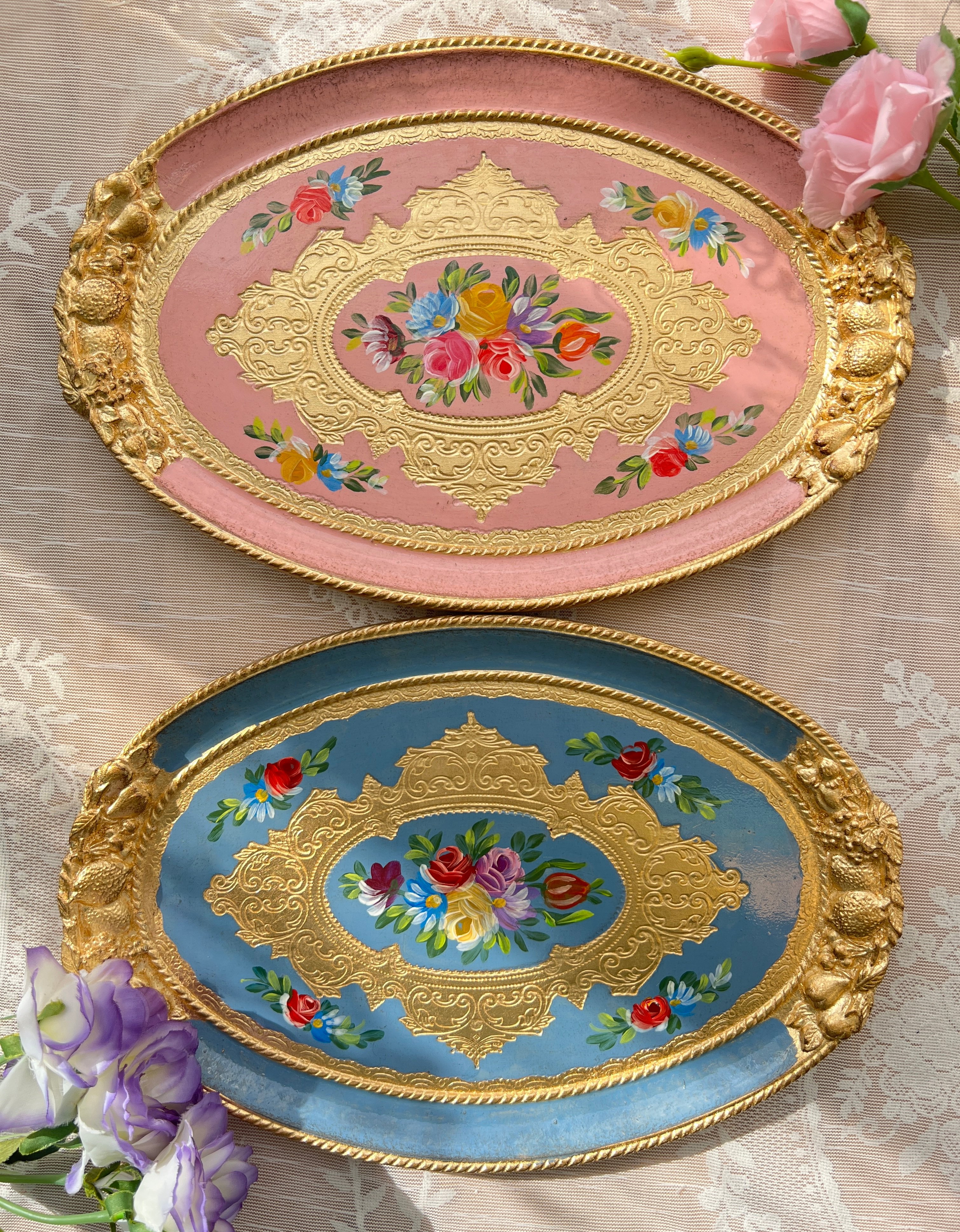 義大利佛羅倫斯手工水果橢圓盤