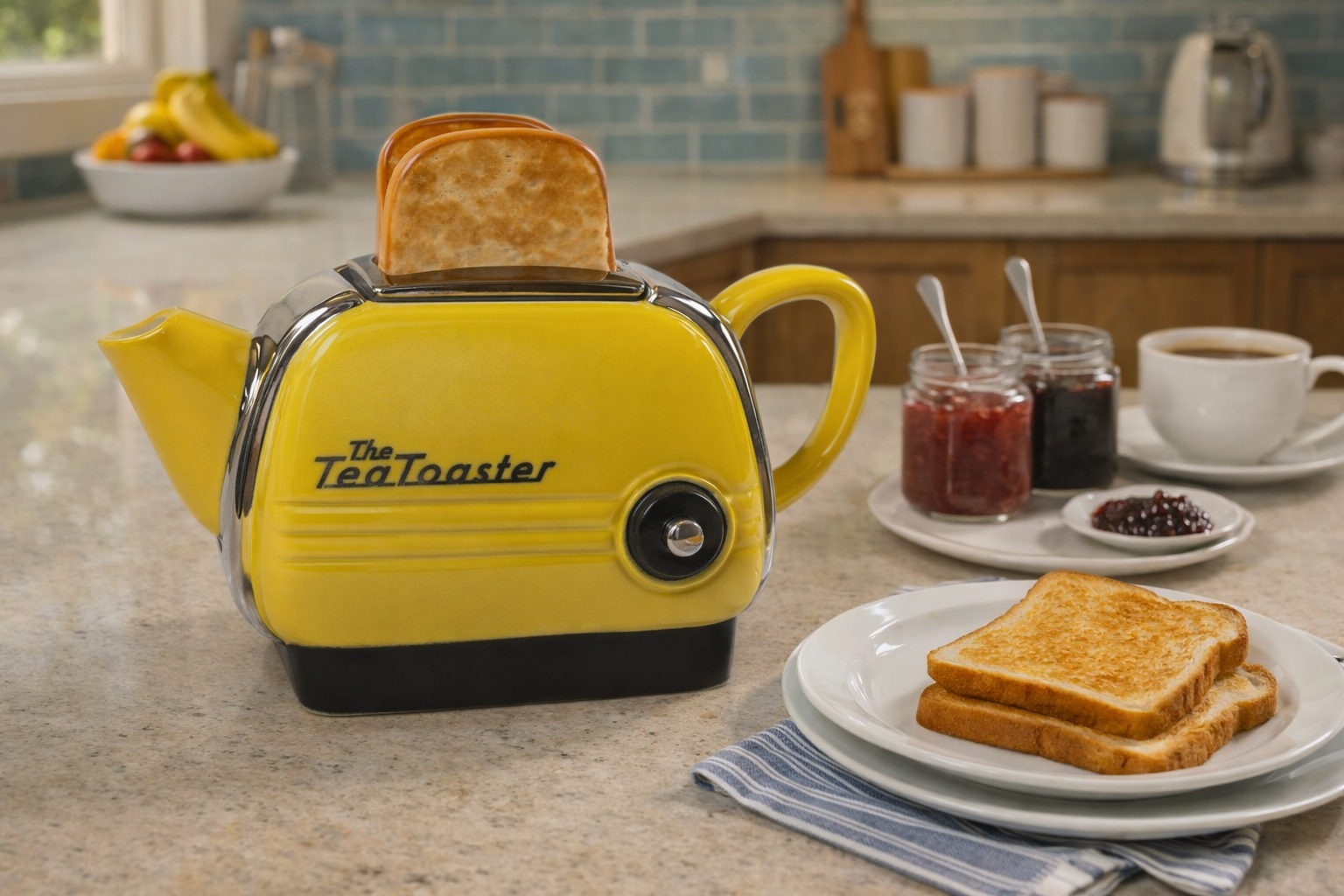 英國造型壺-黃色烤麵包機(小)Toaster