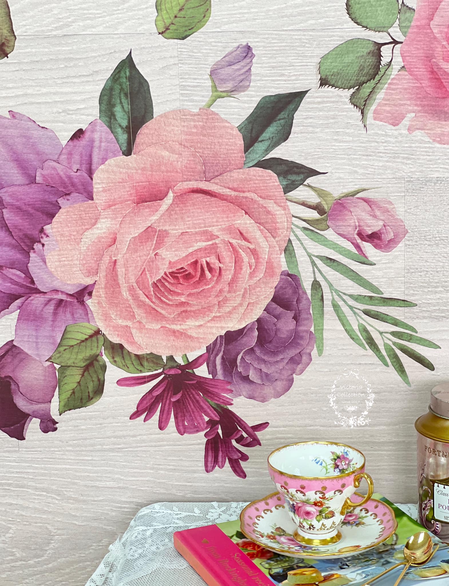 花開富貴立體壁貼