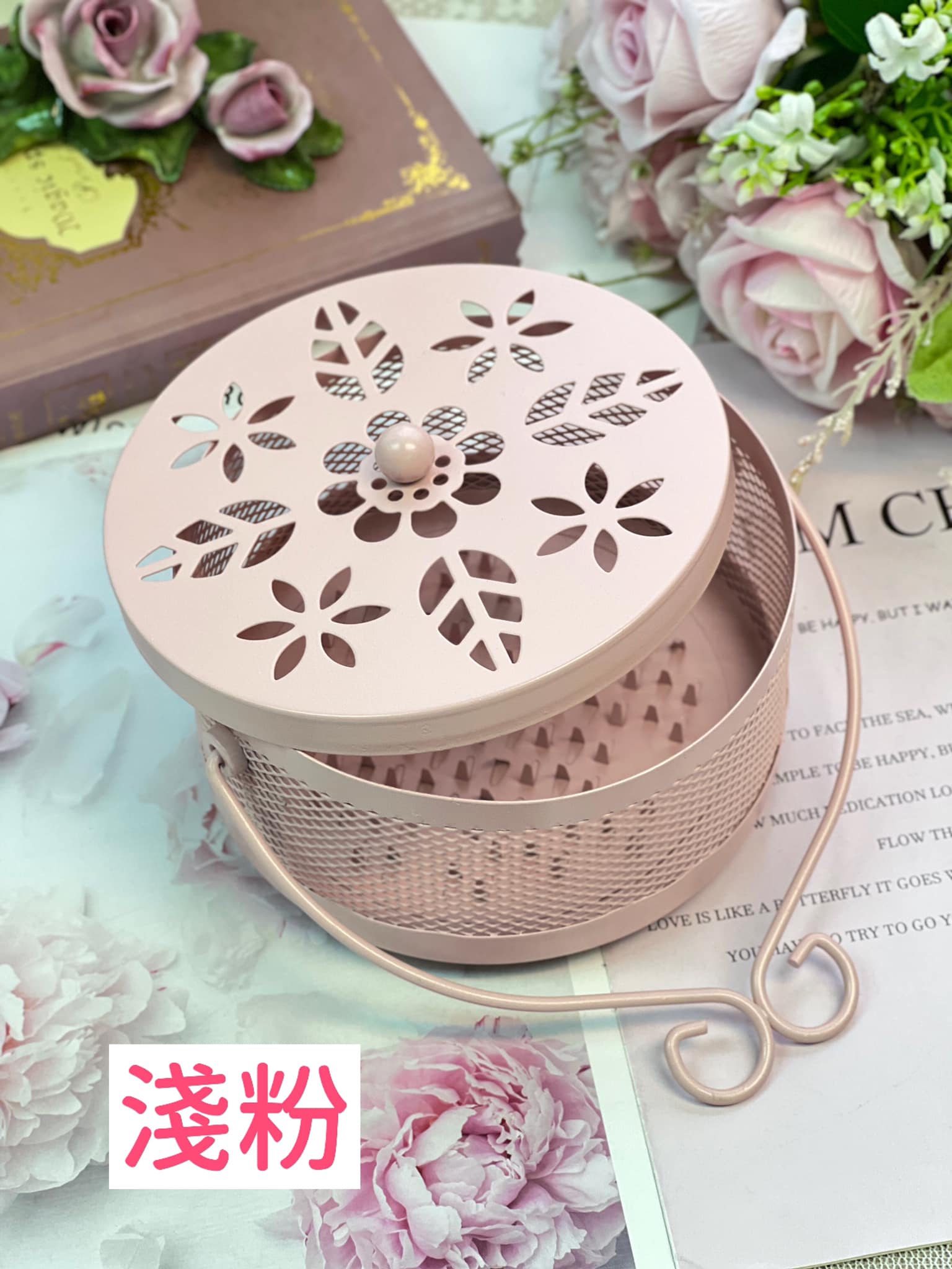 金屬鏤空蚊香盒