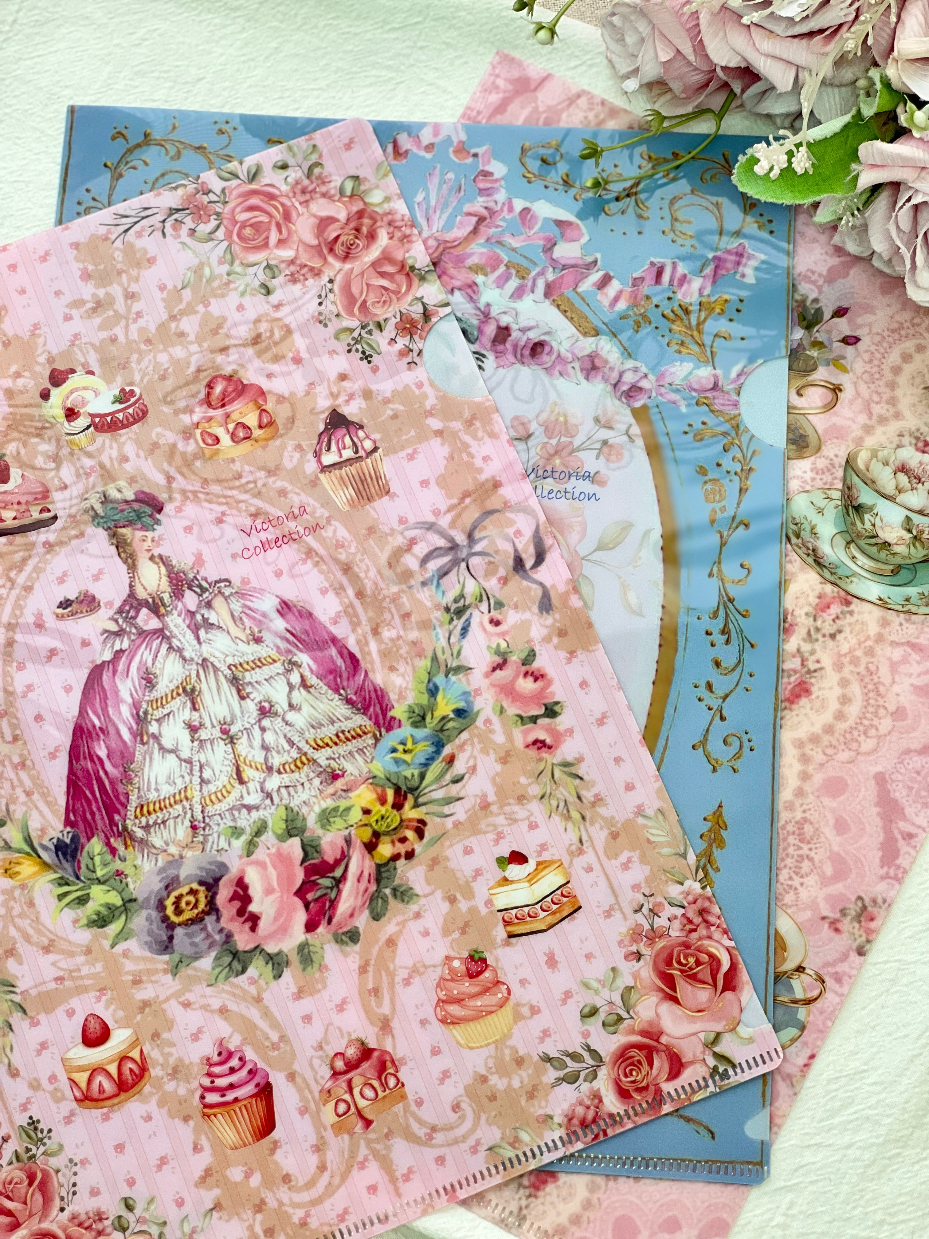 獨家維多利亞L型資料夾(3入一組