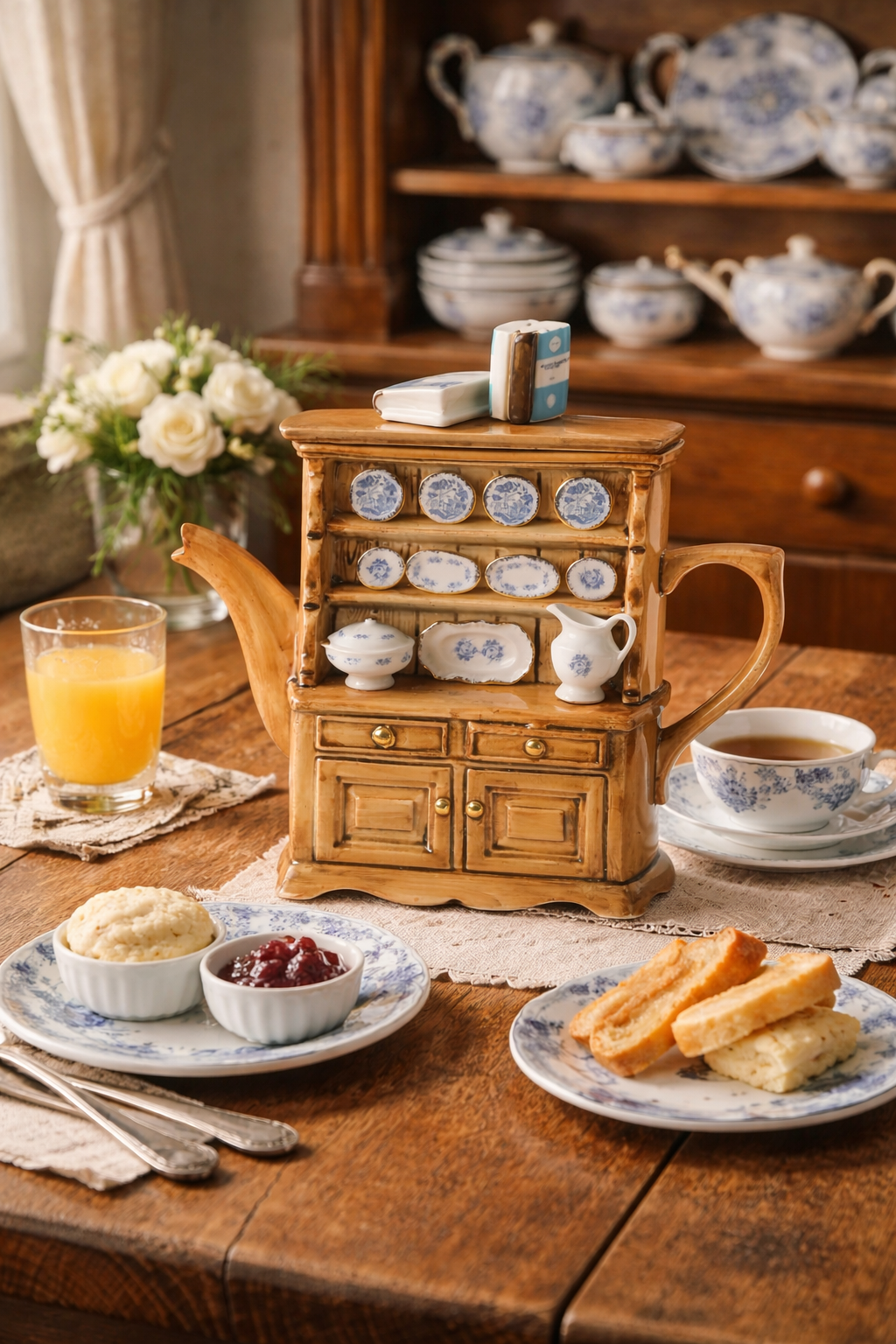 英國造型壺-威爾斯餐櫃(大)Welsh Dresser