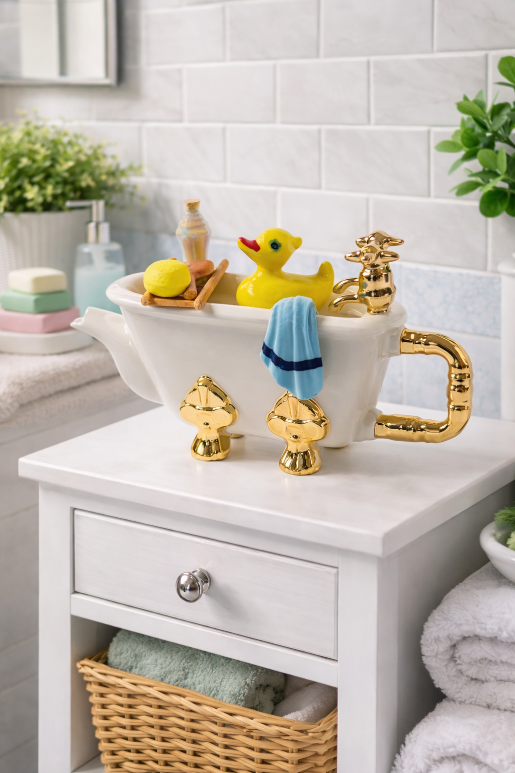 英國造型壺-小鴨泡泡浴(小)Bath