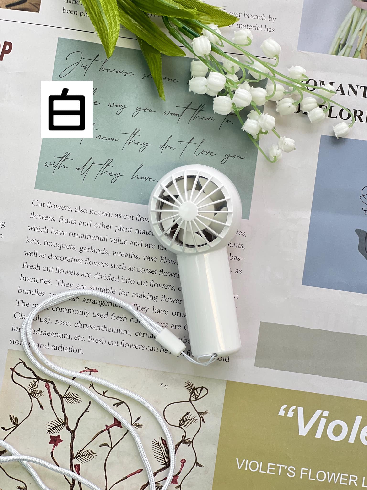 超靜音手持迷小風扇