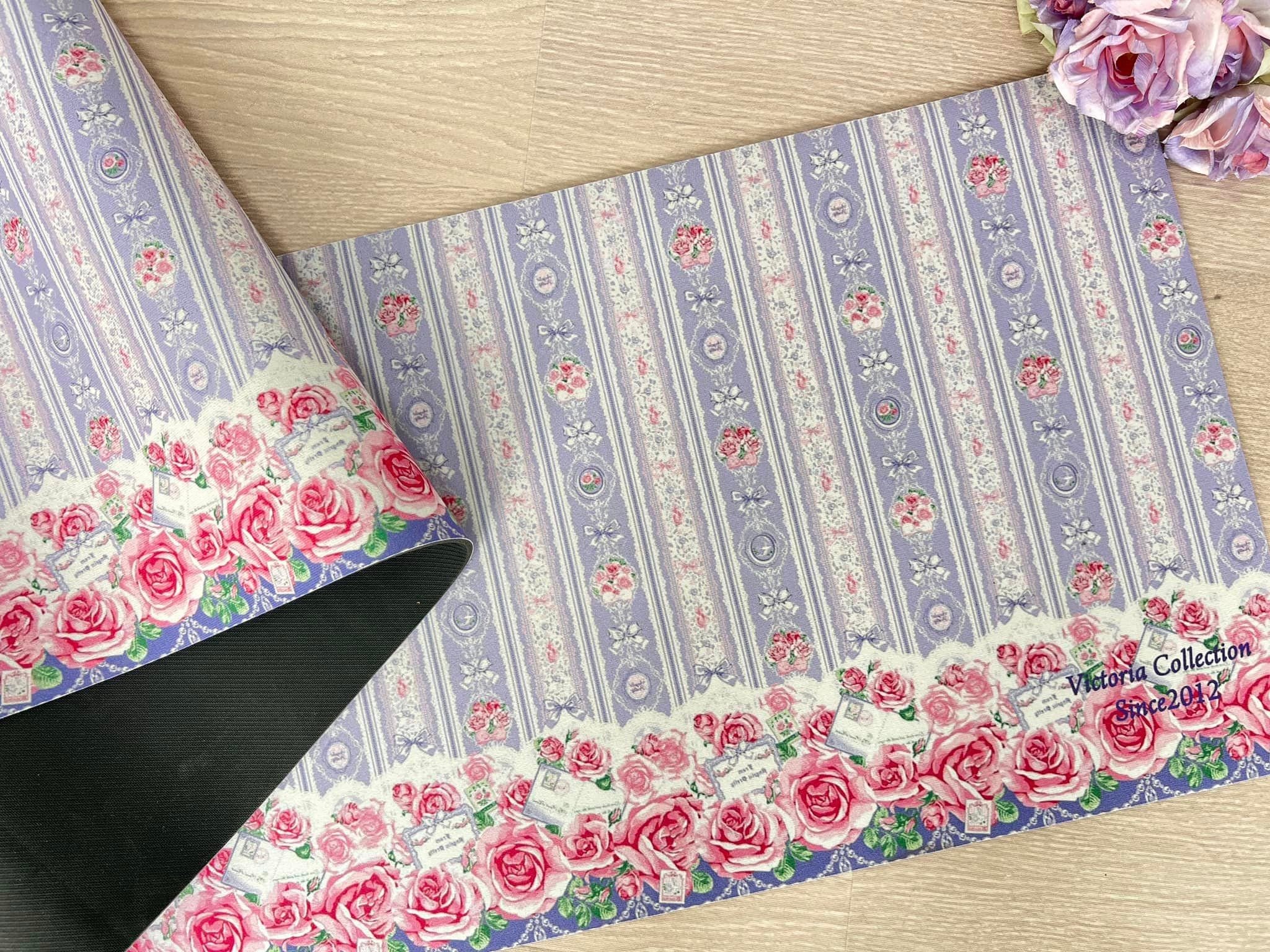 英國玫瑰花杯超吸水軟墊/地墊