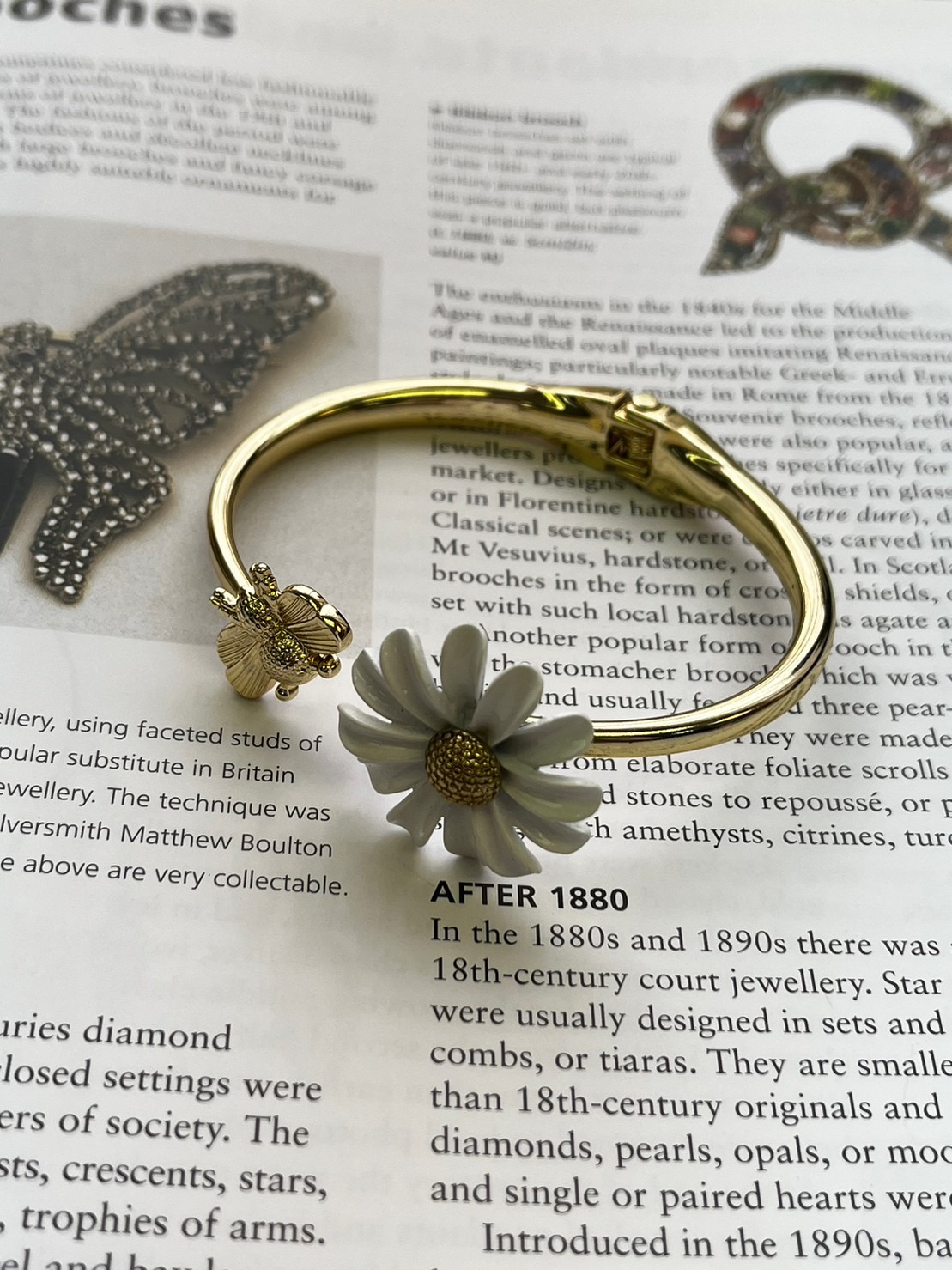 小蜜蜂白雛菊手環