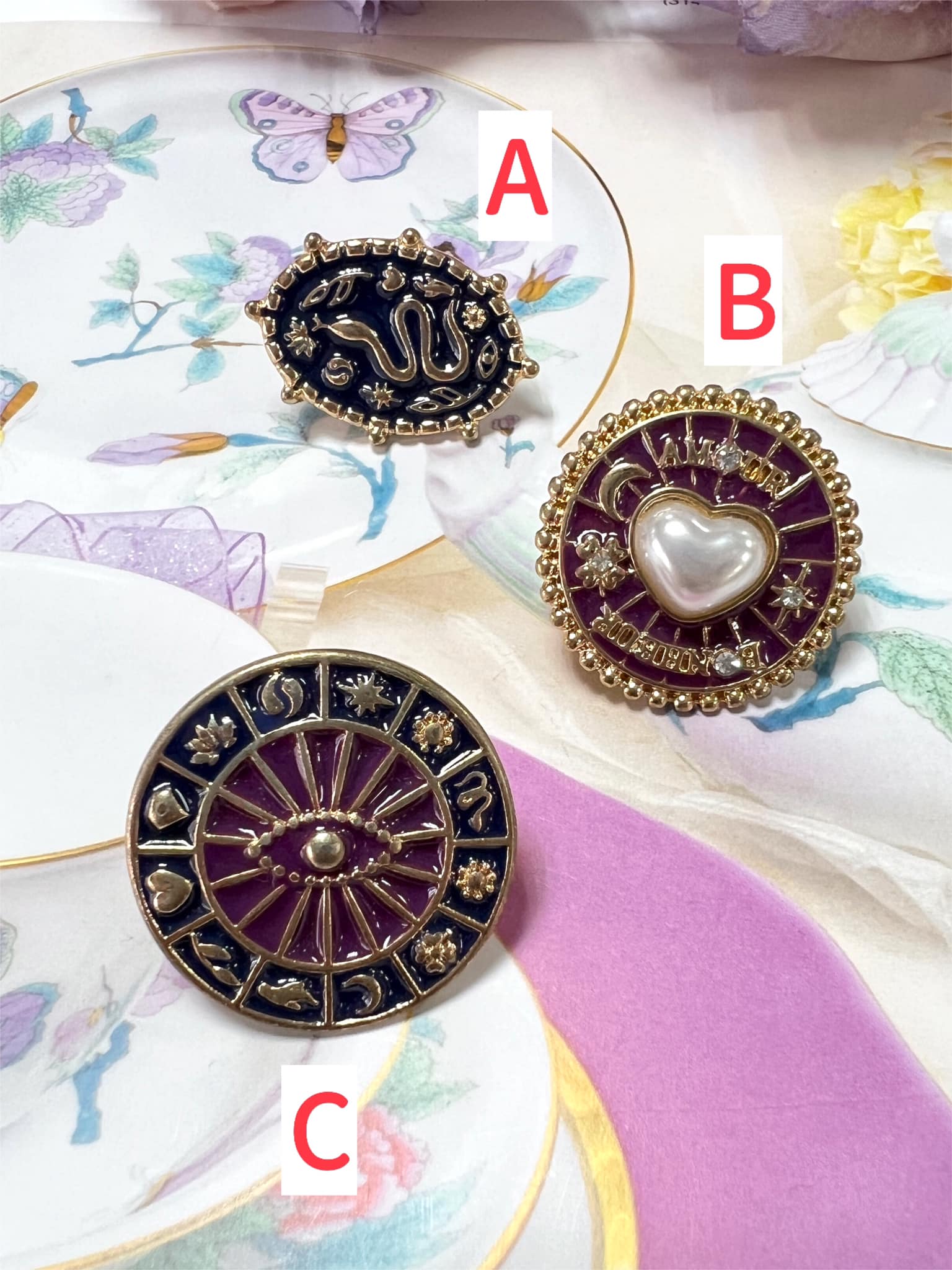 法國BALABOOSTE占星造型胸針