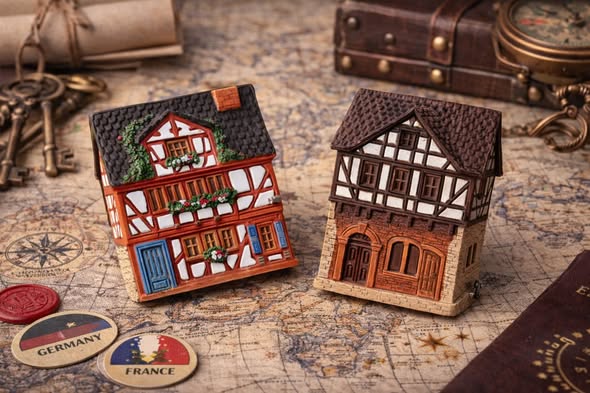 德國手工香氛屋｜小鎮磁鐵屋