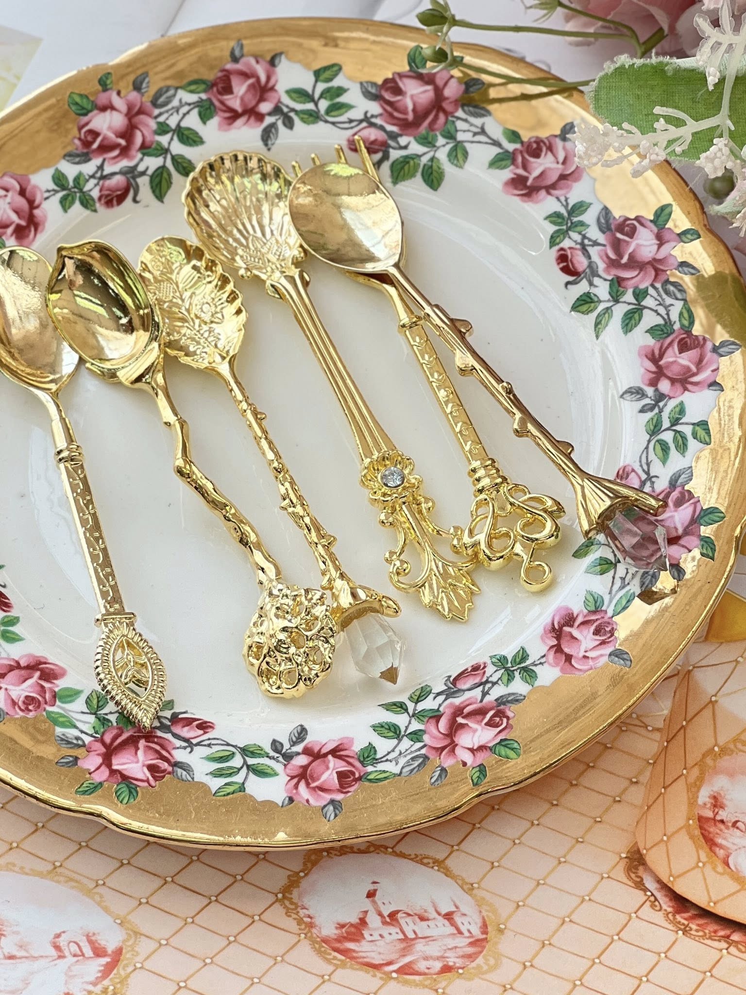 華麗法式甜品餐具組