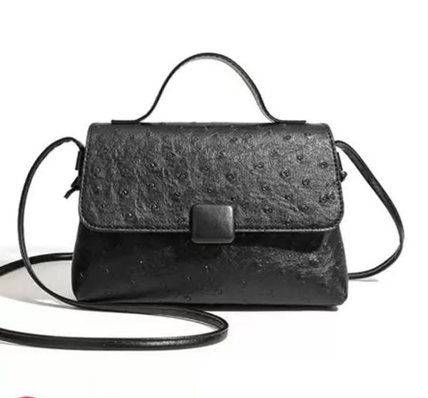 鴕鳥紋斜背購物小包