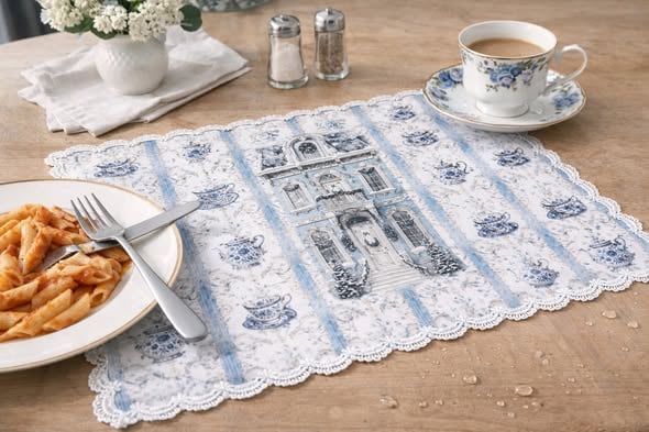 維多利亞貴族花園餐墊