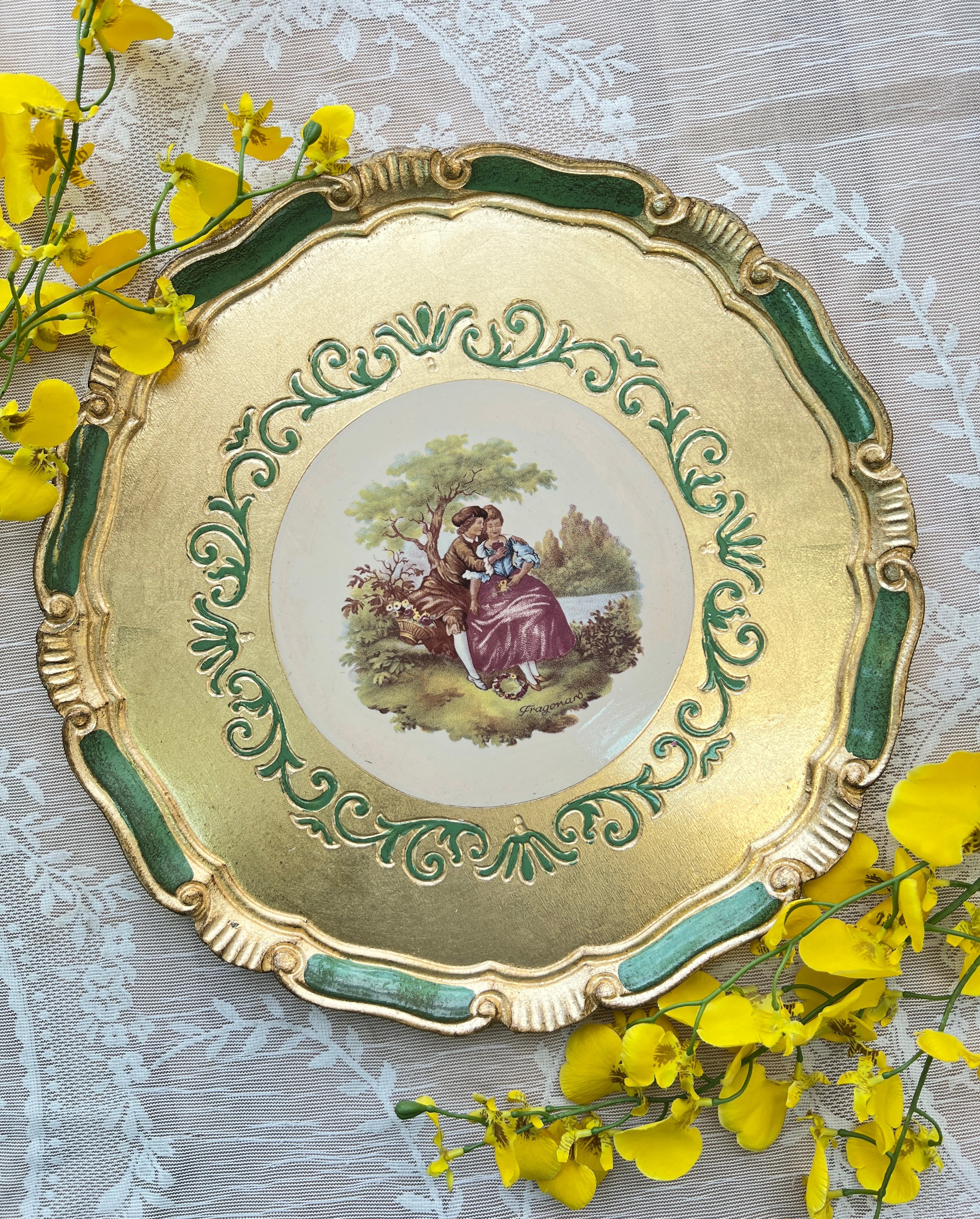 義大利佛羅倫斯手工談情說愛托盤