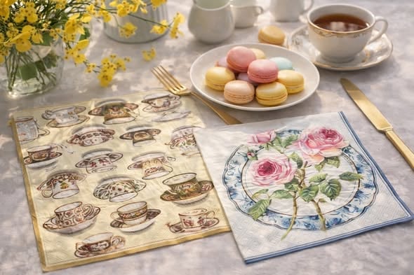 蝶古巴特【馬卡龍】系列餐巾紙