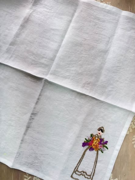 Busatti 托斯卡尼｜仕女與紳士頂級刺繡方巾(雙件組)