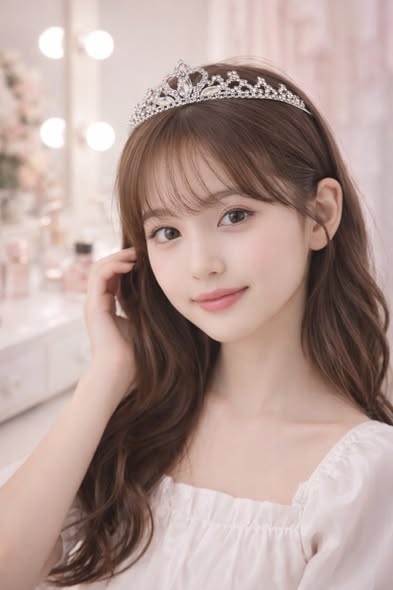 銀色鑽石皇冠髮箍