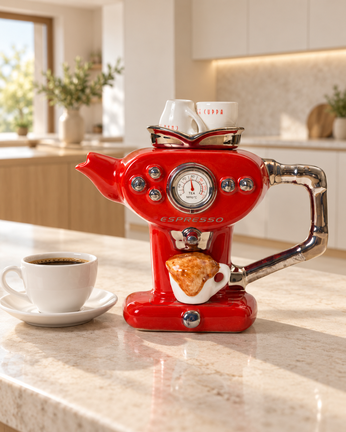 [預購]英國造型壺-淺藍單杯濃縮咖啡(小)Espresso