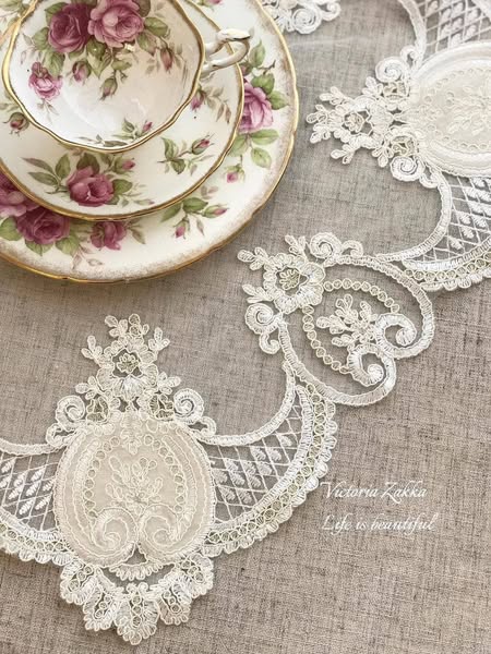 絲線刺繡桌蓋墊/桌巾