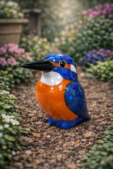 住在花園裡的小角色｜陶瓷庭園鳥飾