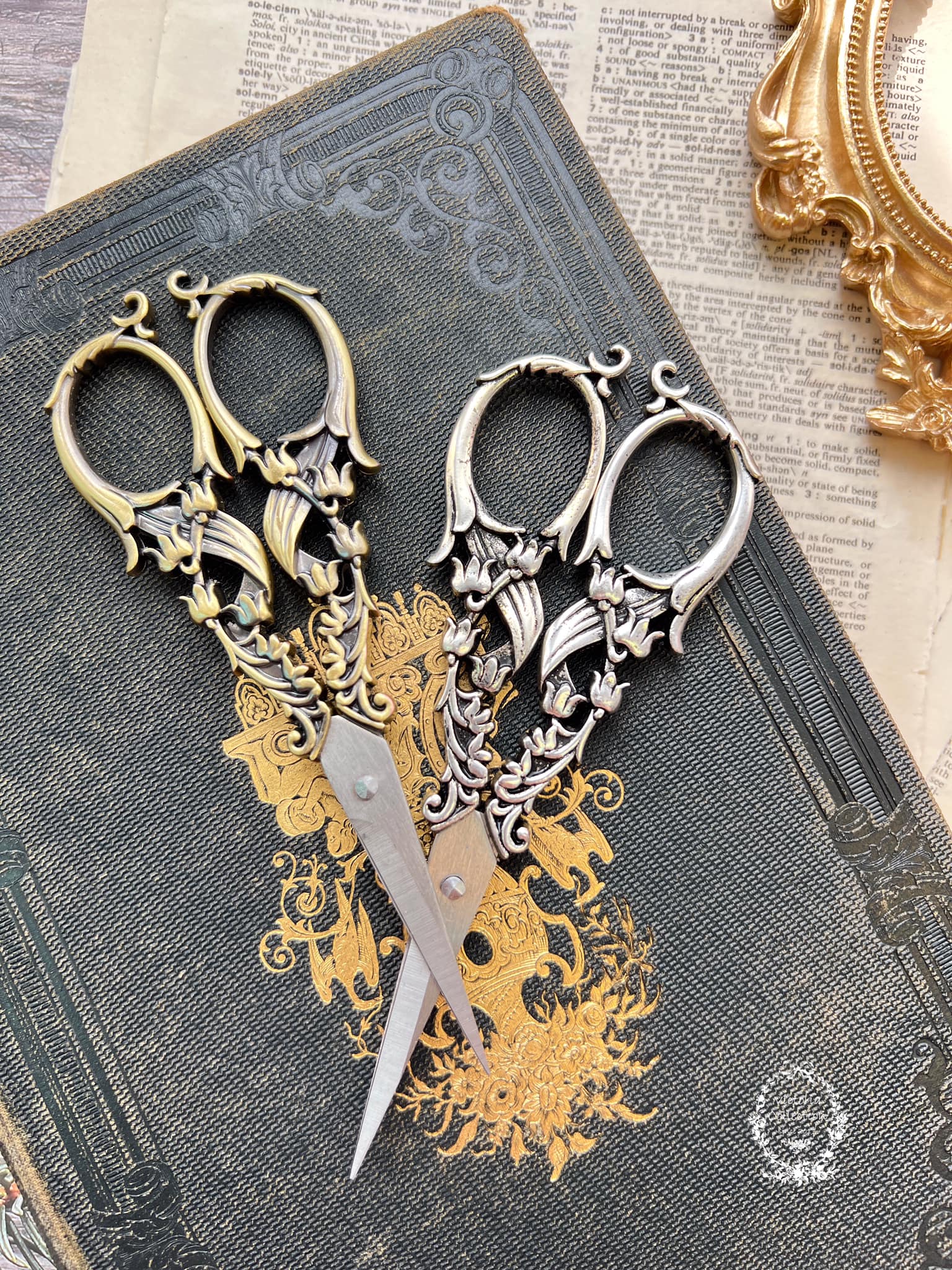 歐式復古雕刻精緻剪刀