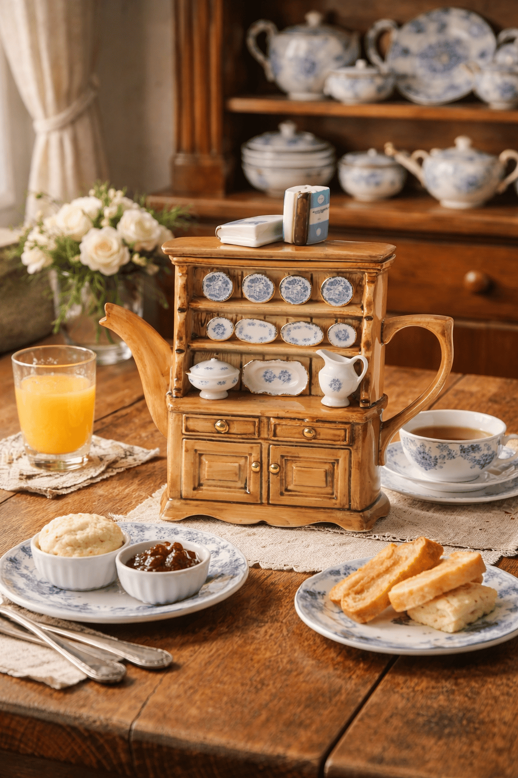 英國造型壺-威爾斯餐櫃(大)Welsh Dresser