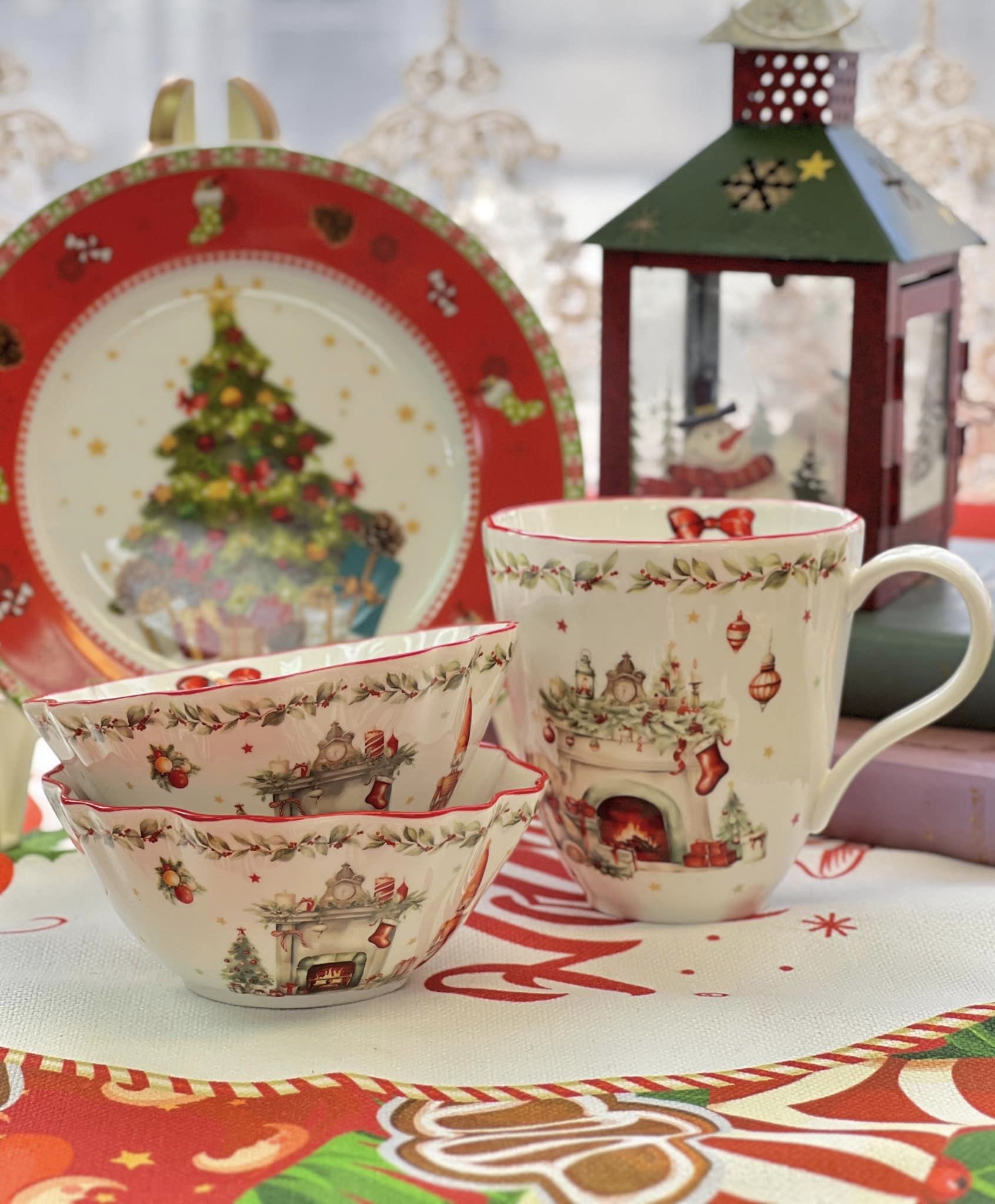 Isabelle Rose系列-復古聖誕餐具