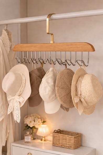 質感木質掛勾架