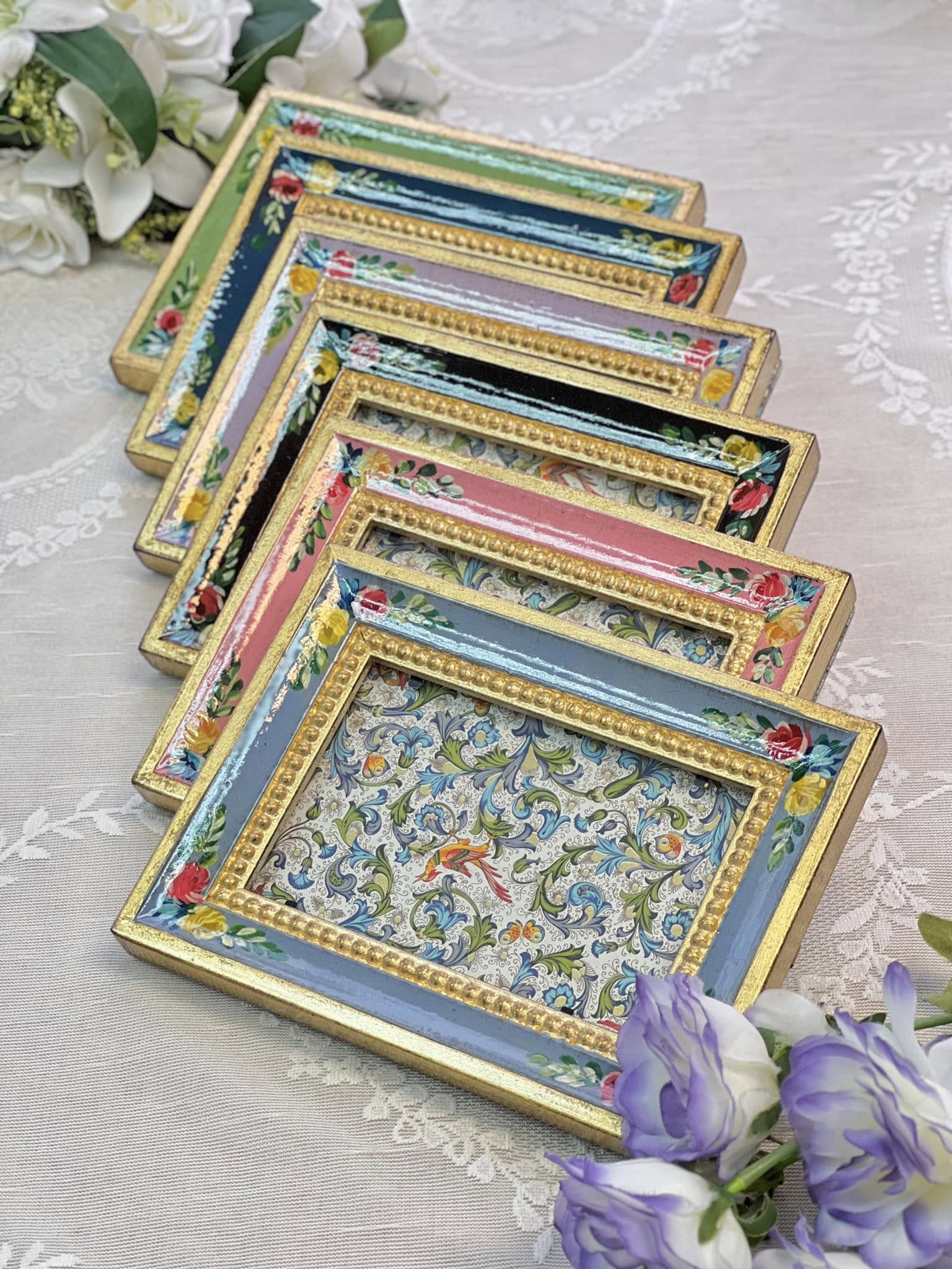 義大利佛羅倫斯手繪相框-小