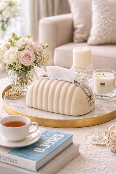 北歐超質感貝殼面紙盒