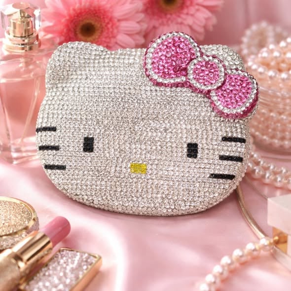 閃亮凱蒂鑲鑽計算機