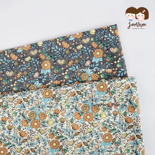 布料挑選｜花花布料區01