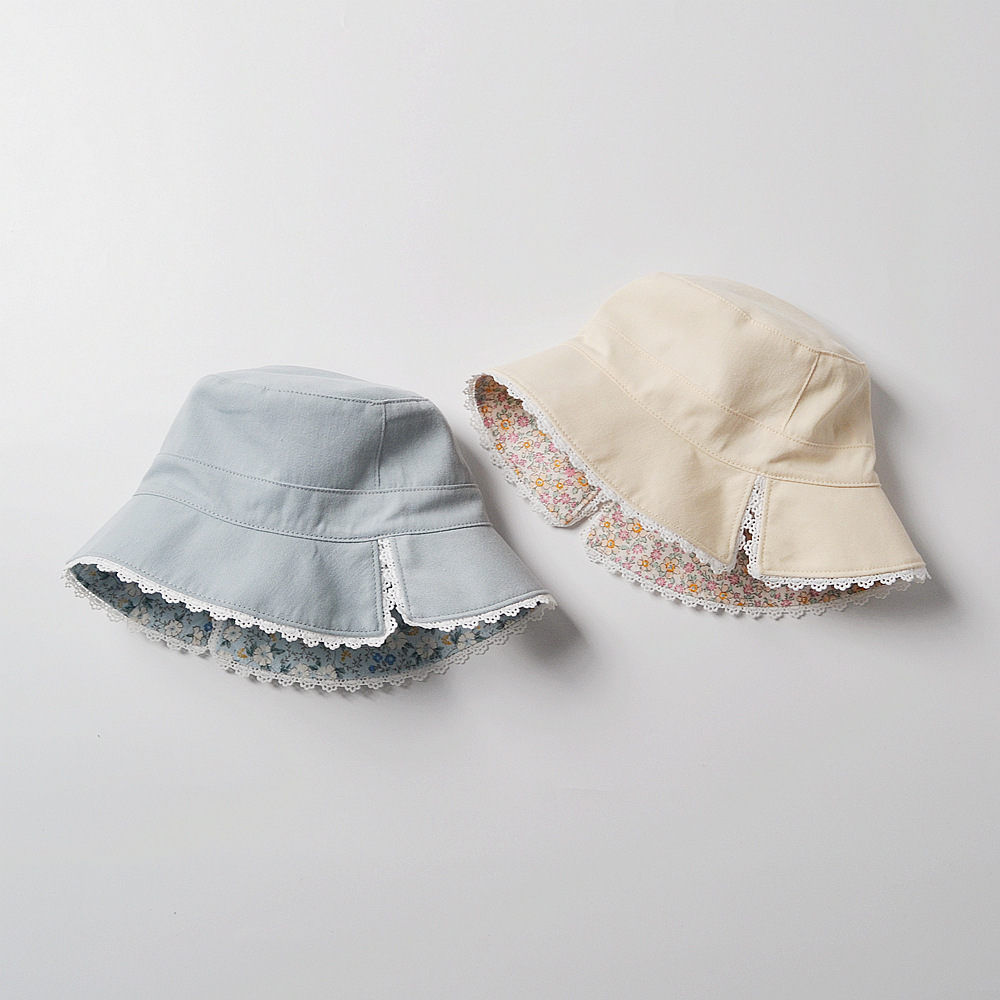 蕾絲雙面漁夫帽