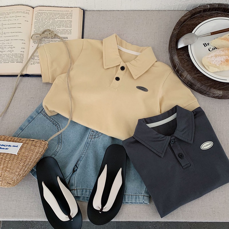 素色POLO短袖上衣