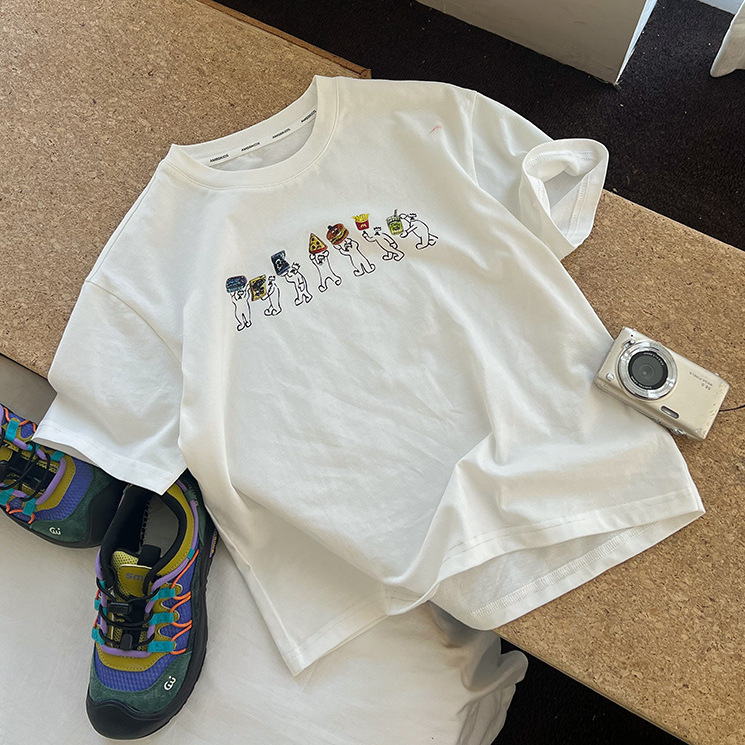 可愛繪圖短袖T恤