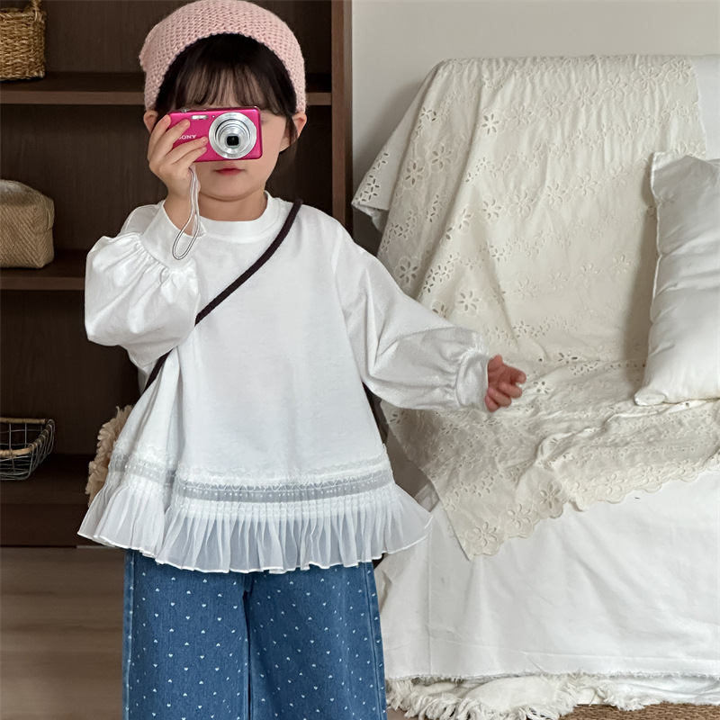 雪紡散狀花邊上衣